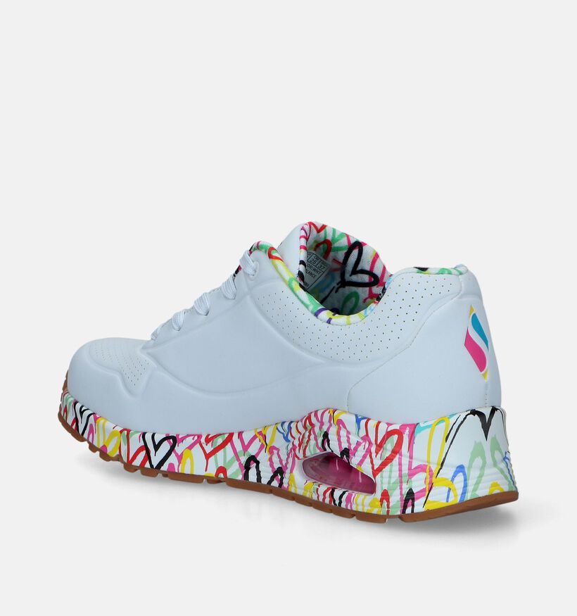 Skechers x JGoldcrown Uno Baskets en Blanc pour femmes (351893)