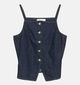 comma Donkerblauwe Top voor dames (375078)