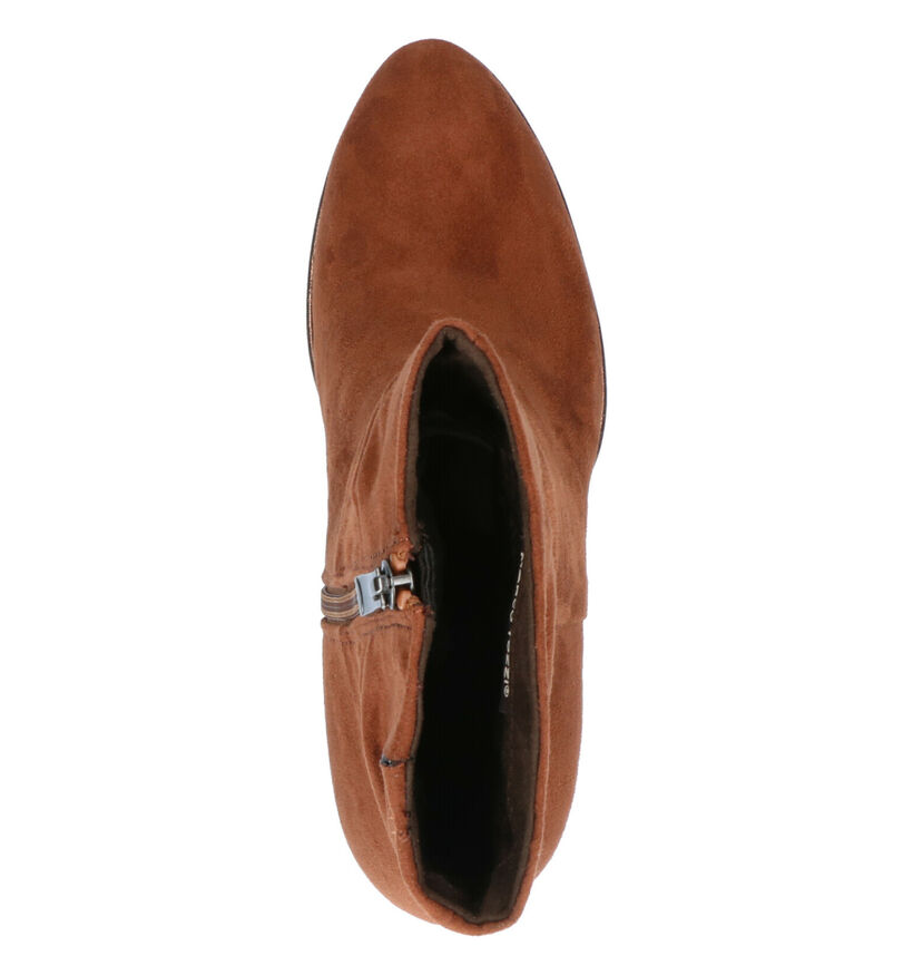 Marco Tozzi Cognac Laarzen in nubuck (257255)