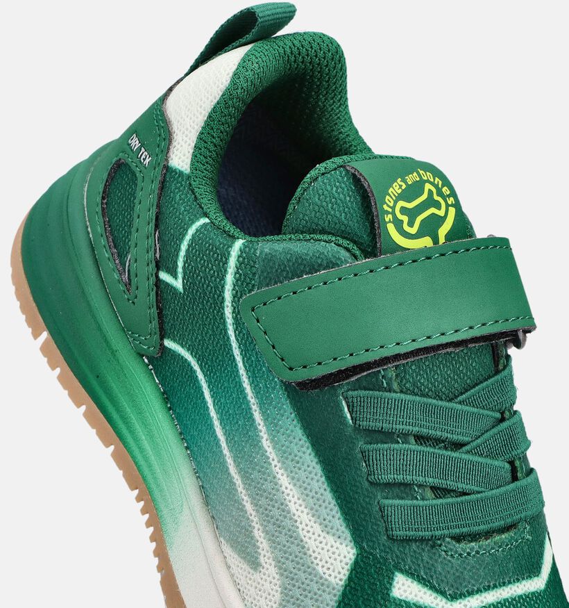 STONES and BONES Swift Groene Sneakers voor jongens (369663) - geschikt voor steunzolen