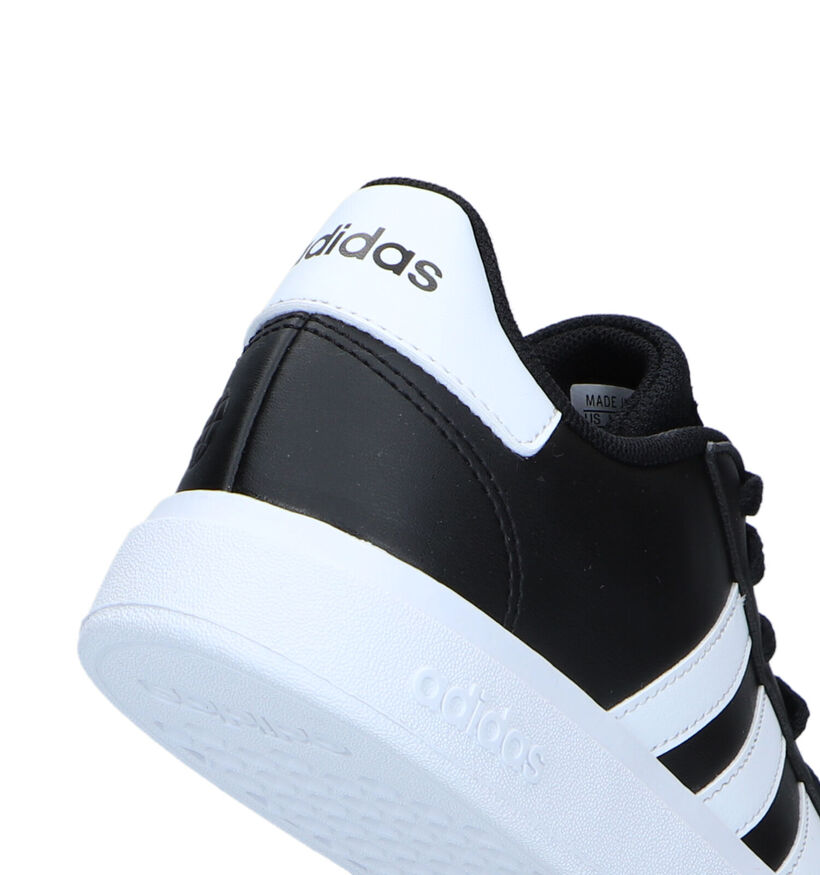 adidas Grand Court 2.0 K Witte Sneakers voor jongens, meisjes (341645)
