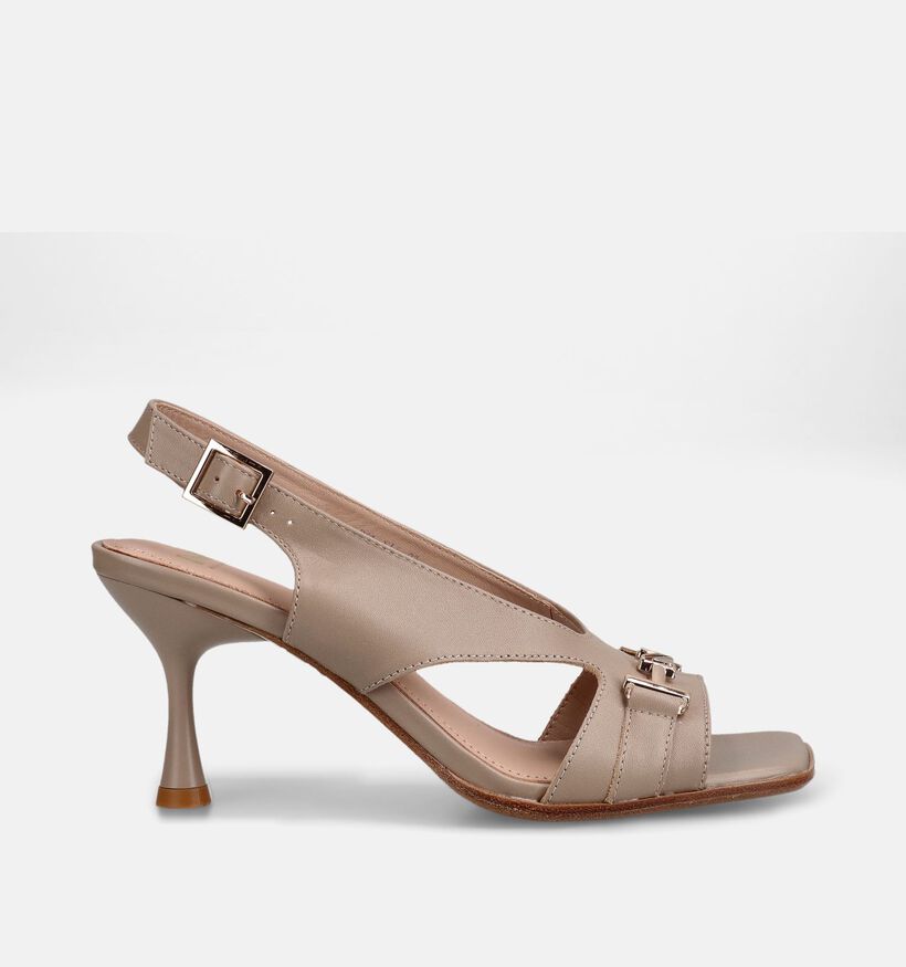 Nathan-Baume Lichtbruine Slingback Pumps voor dames (372249)