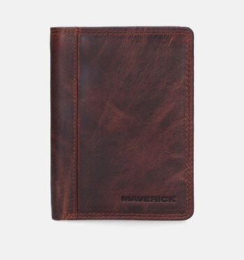 Porte-carte marron