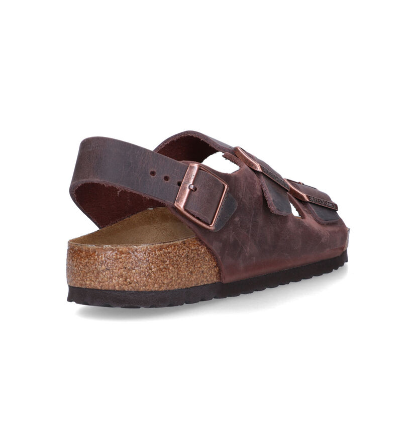 Birkenstock Milano Sandales en Marron pour hommes (337877)