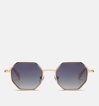 Lunettes de soleil or