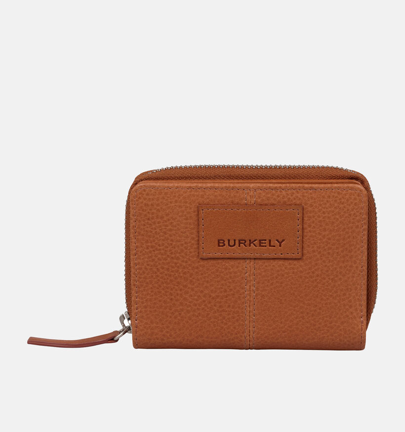 Burkely Skylar Porte-monnaie zippé en Cognac pour femmes (347878)