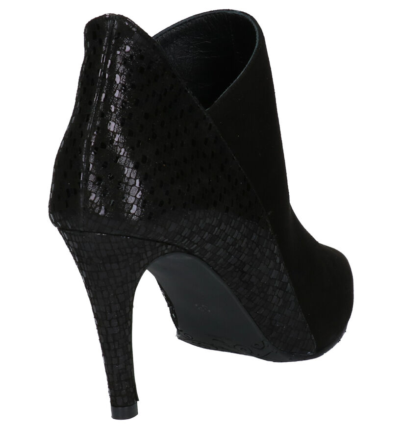 Sergio Turri Escarpins montants en Noir en nubuck (262606)