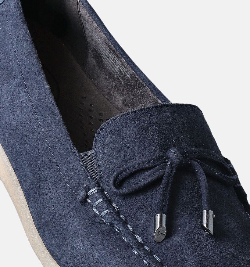 Tamaris Comfort Mocassins en Bleu pour femmes (351718) - pour semelles orthopédiques