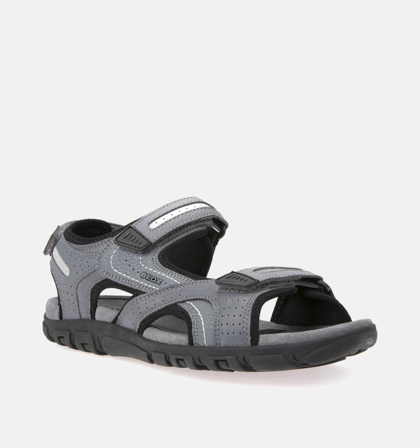 Geox Uomo Sandales de marche en Gris pour hommes (353854)