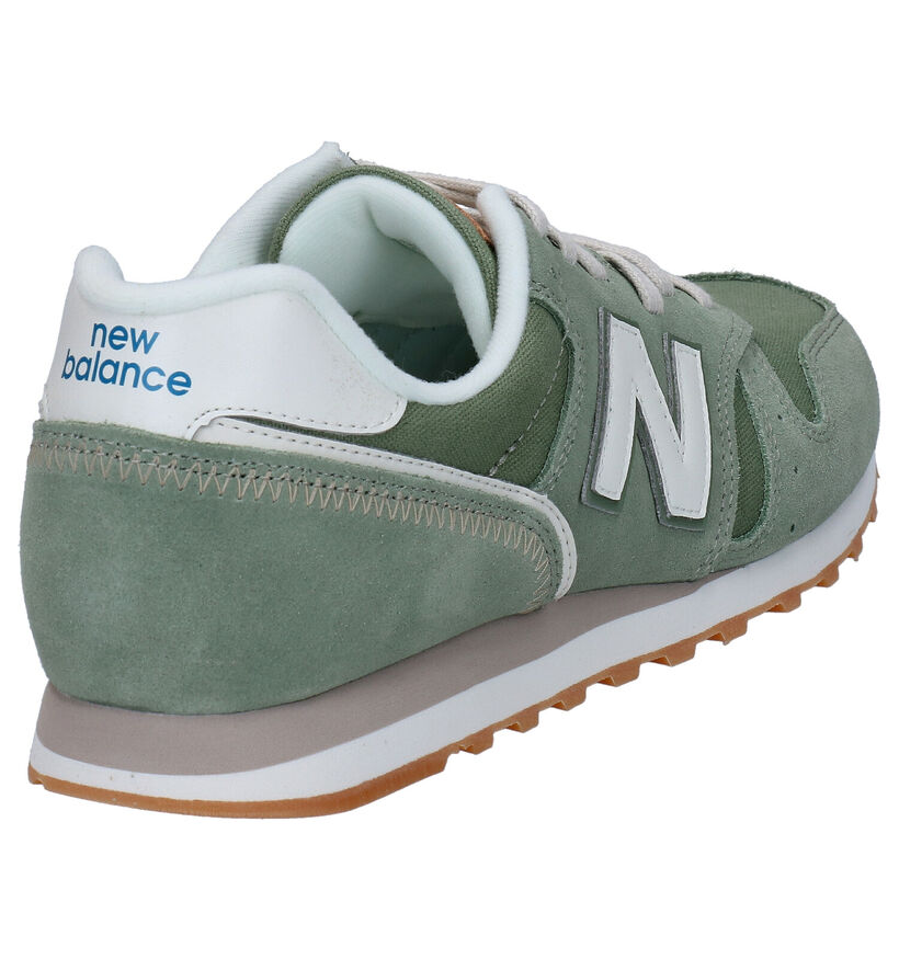 New Balance ML 373 Blauwe Sneakers in daim (293564)