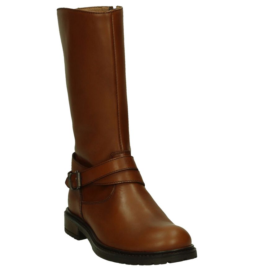 FR by Romagnoli Bottes hautes en Cognac en cuir (202020)