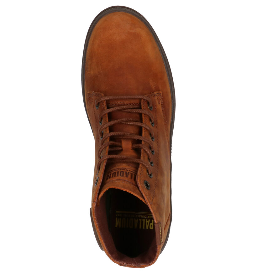 Palladium Bottines en Cognac en nubuck (257833)