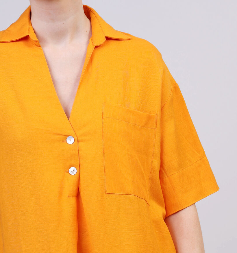 Orfeo Luca Robe courte en Orange pour femmes (359275)