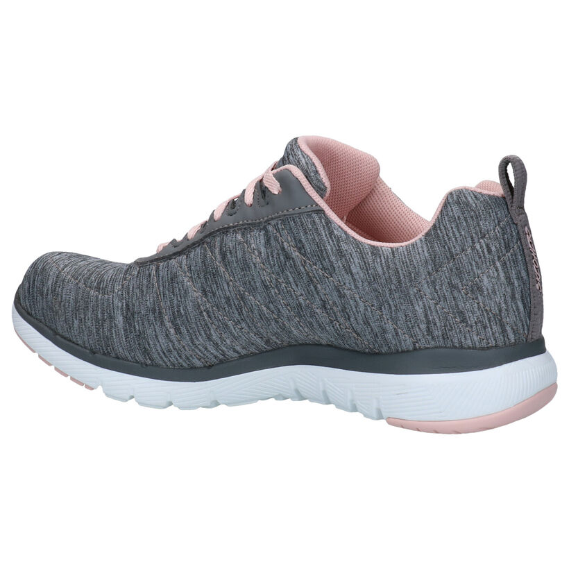 Skechers Flex Appeal 3.0 Baskets en Gris en textile (279353)