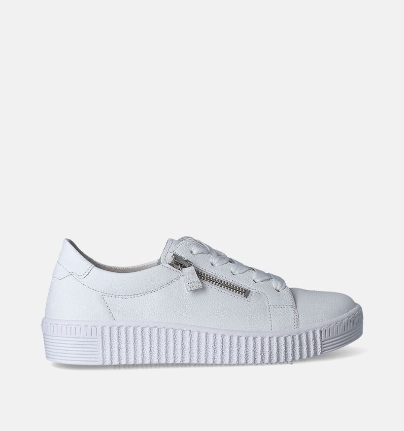 Gabor Witte Veterschoenen voor dames (352042) - geschikt voor steunzolen