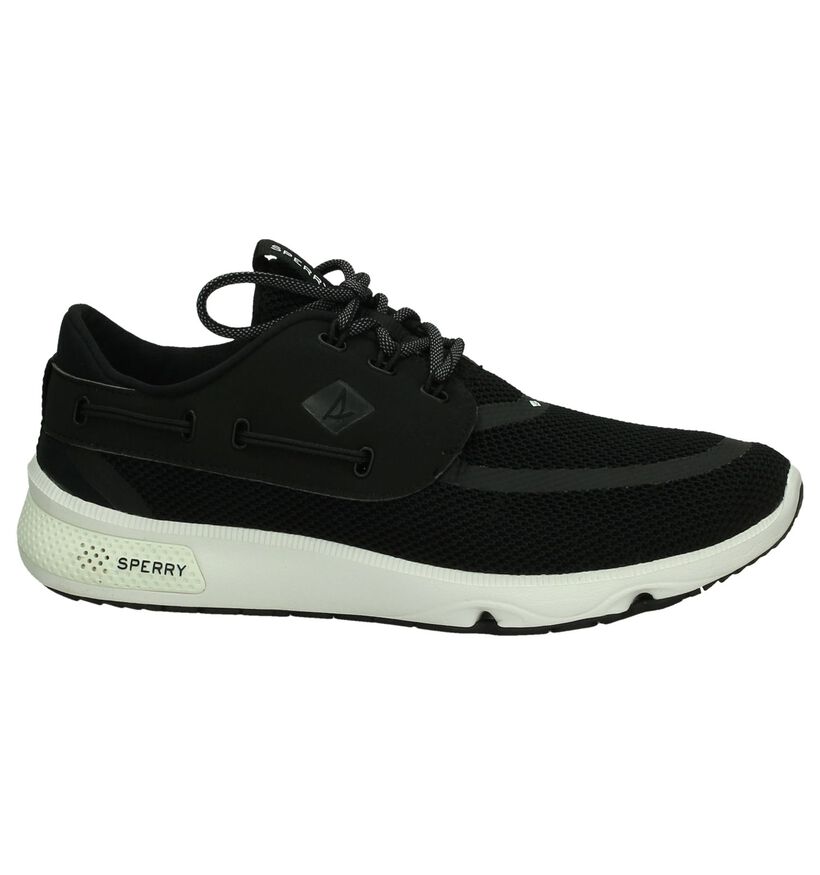 Sperry 7 Seas Geklede Sneaker Zwart, , pdp