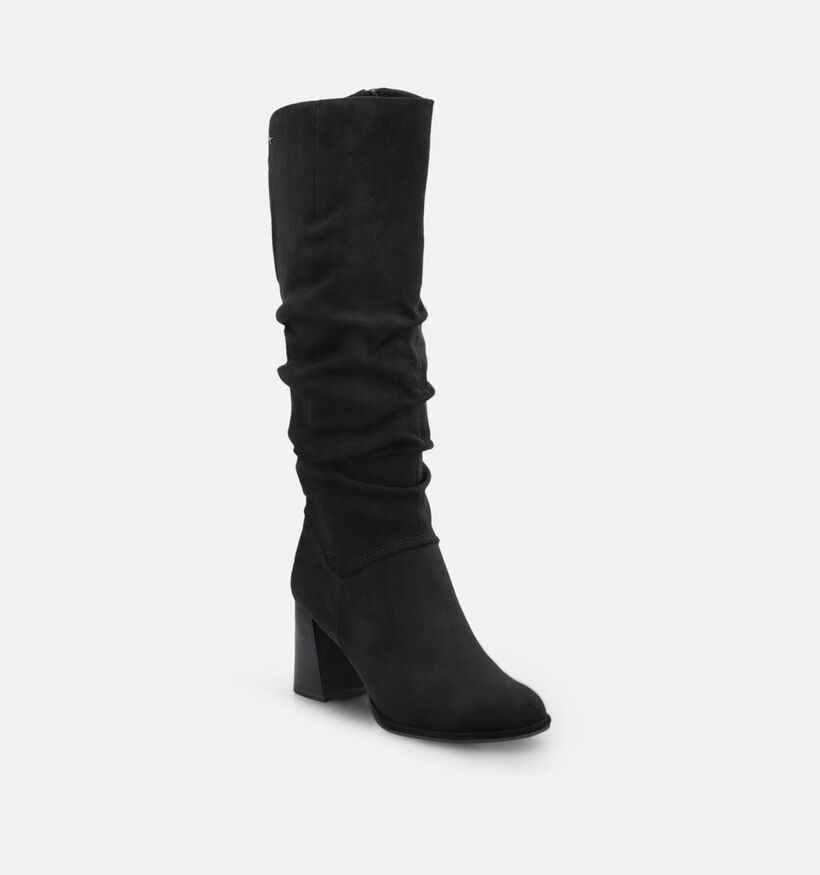 Tamaris AntiSLIDE Bottes hautes &agrave; talons en Noir pour femmes (378951)
