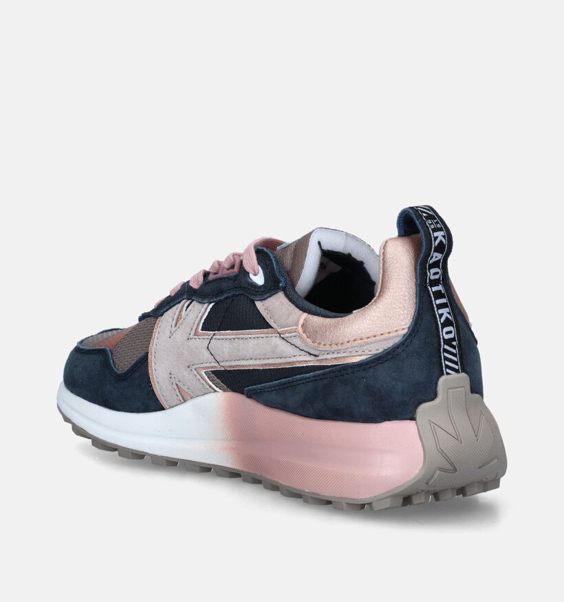 Kaotiko Detroit Faded Grijze Sneakers voor dames (346088) - geschikt voor steunzolen
