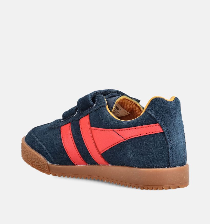 Gola Harrier Blauwe Schoenen voor jongens, meisjes (368600) - geschikt voor steunzolen