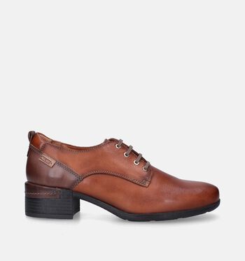 Enkelpumps cognac