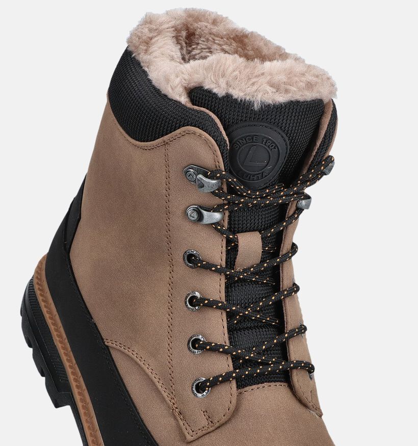 Luhta Reilu MR Bottines Fourr&eacute;es en Marron pour hommes (378597) - pour semelles orthop&eacute;diques