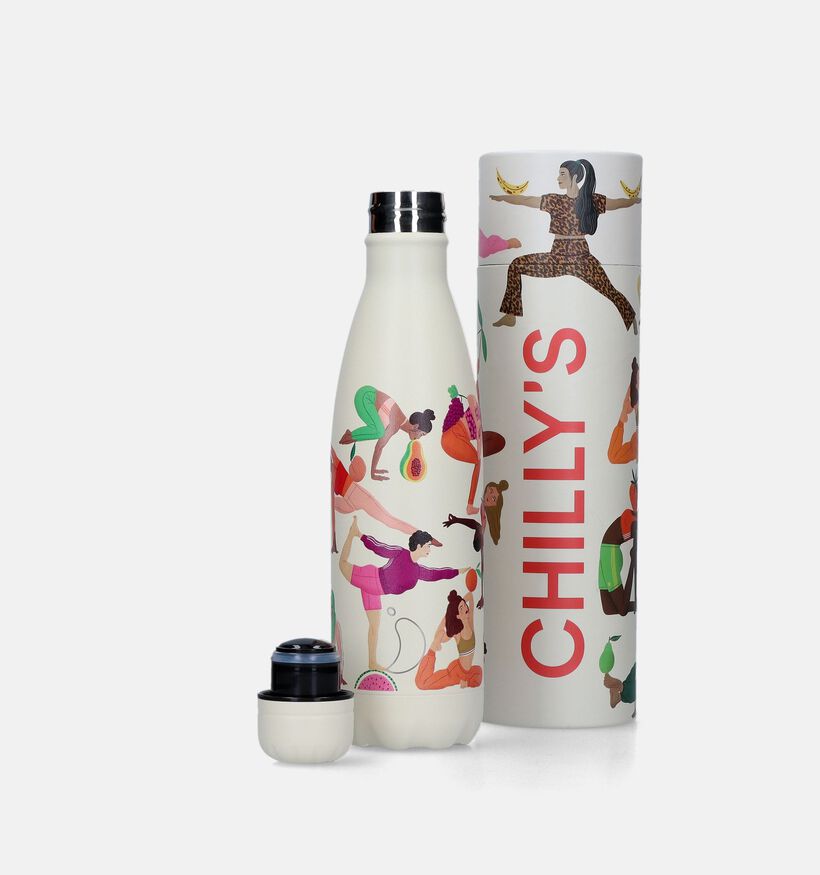 Chilly’s x Bodil Jane Fruity Flex Ecru Drinkfles 500ml voor dames, meisjes (351971)