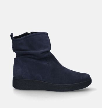 Solemade Bottines Cognac/Bleu/Gris