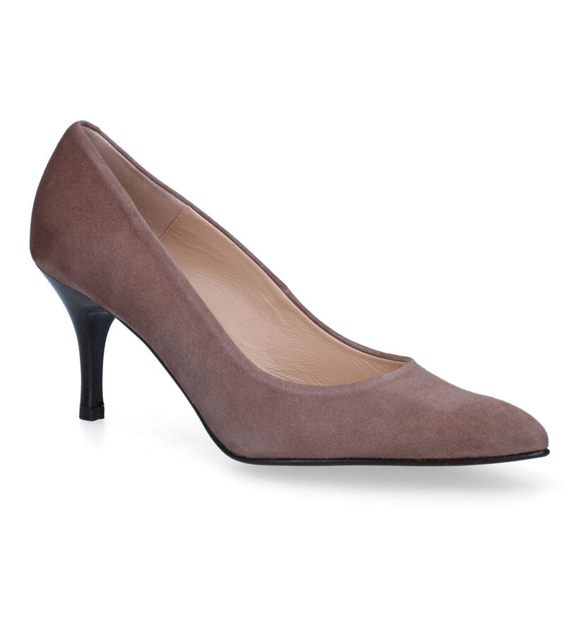 Zinda Escarpins classiques en Taupe pour femmes (309869)