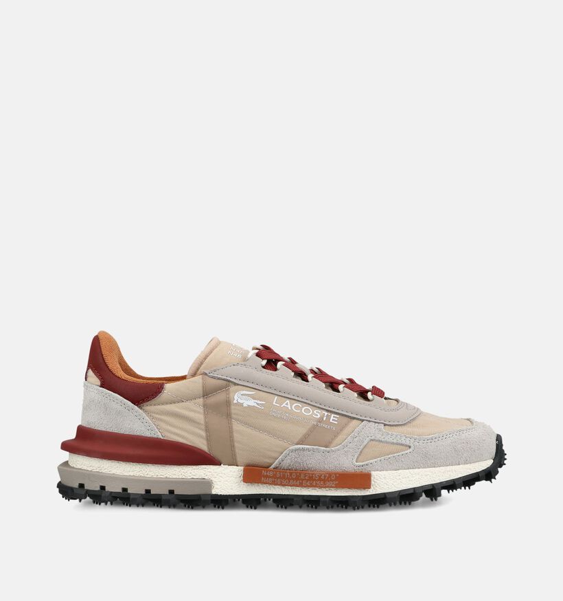 Lacoste Elite Active Grijze/Beige Sneakers voor heren (377014)