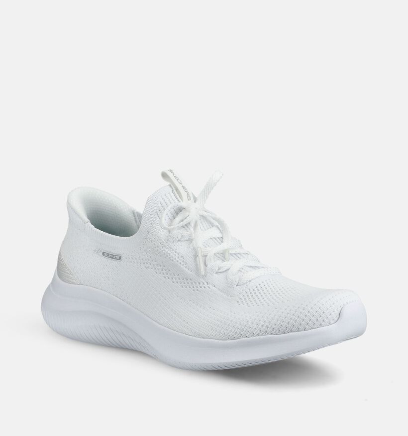 Skechers Ultra Flex 4.0 Slip-ins en Blanc pour femmes (375608)