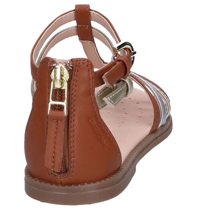 Cognac Sandalen Geox in kunstleer (245021)