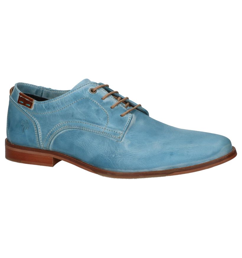 Bullboxer Chaussures habillées en Bleu clair en cuir (220798)