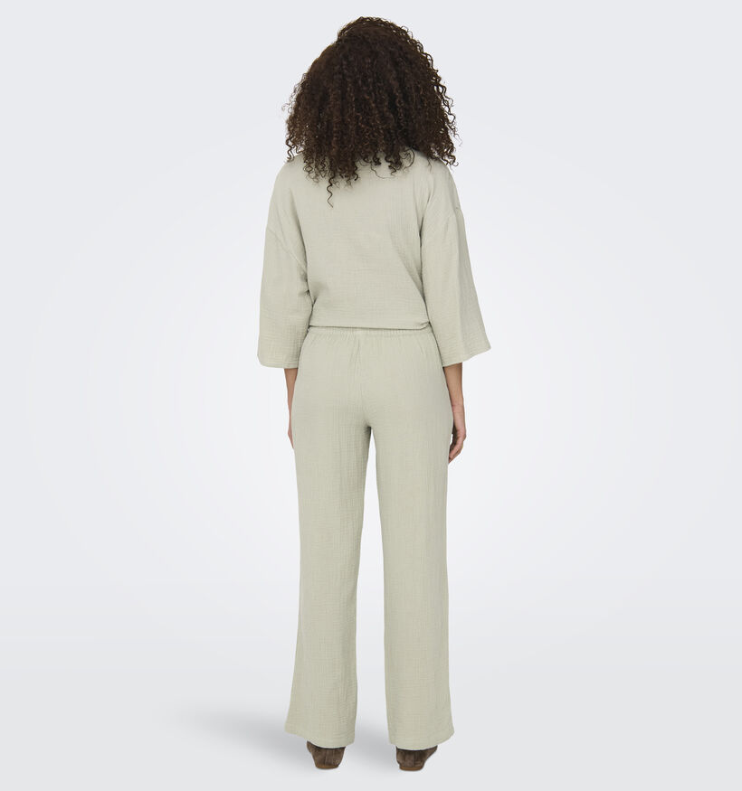 JDY Theis Groene Wijde broek voor dames (353662)