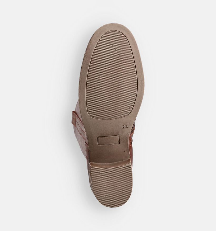 Posh By Poelman Bottes en Cognac pour femmes (362894)