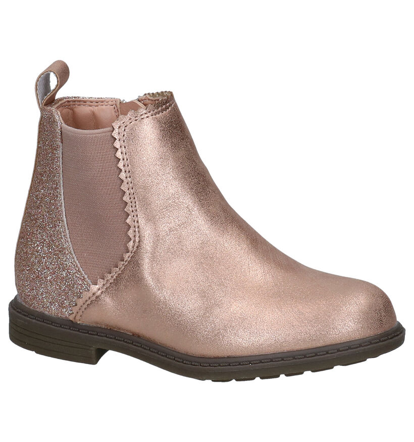 K3 Bottes basses en Or rose en simili cuir (280764)