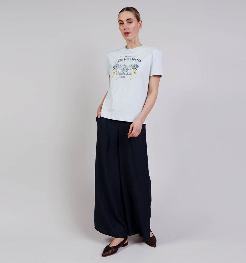 Guess Los Angeles Lichtblauwe T-shirt voor dames (370363)