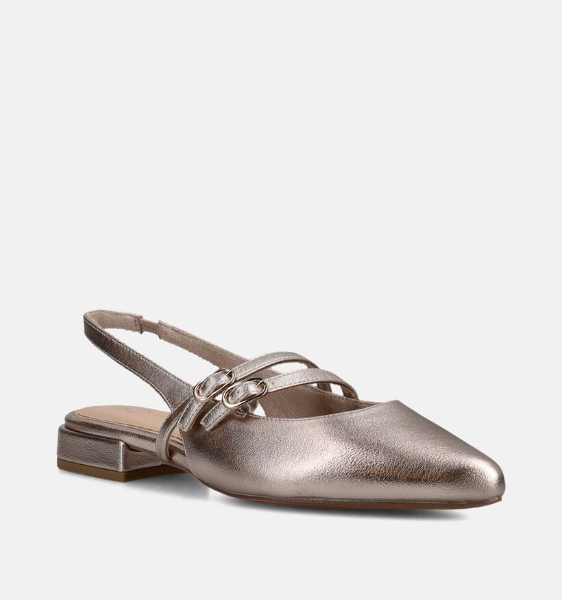 Marco Tozzi Gouden Slingback Ballerina's voor dames (367959)