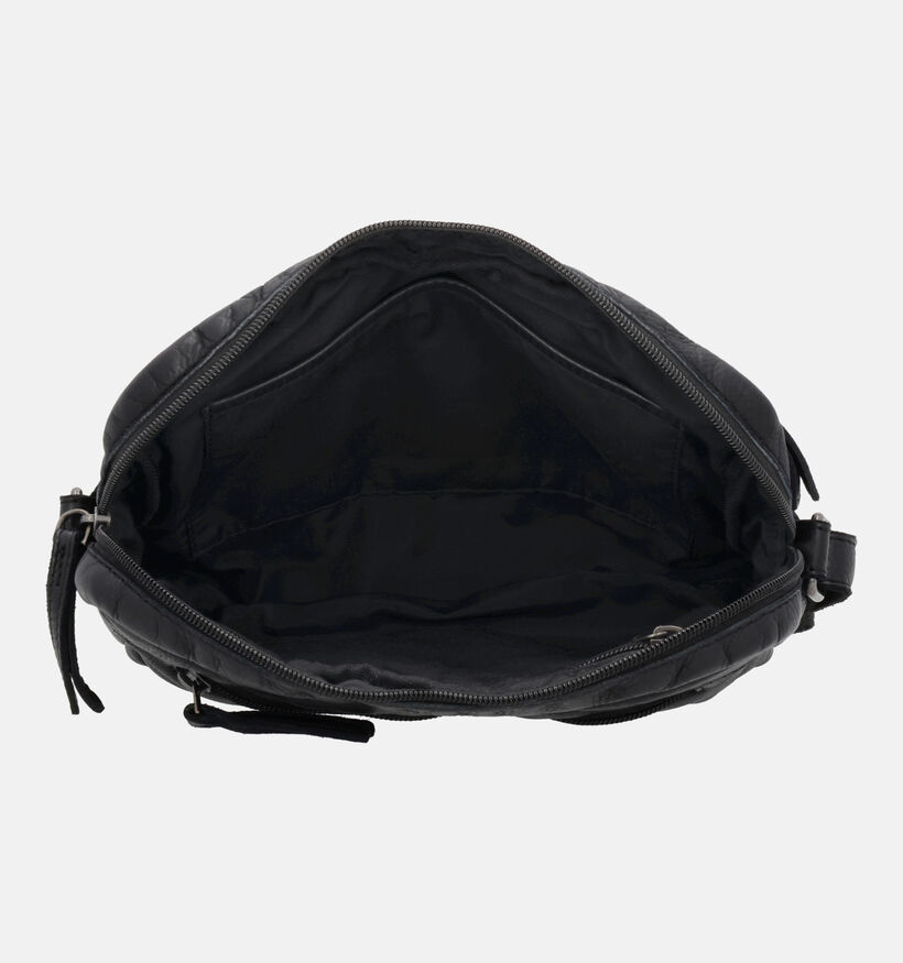Hide & Stitches Zwarte Crossbodytas voor dames (380965)