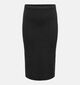 ONLY Carmakoma Jeanett Zwarte Midi rok voor dames (344223)