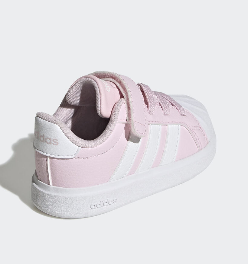adidas Streettalk Baskets en Rose pour filles (372793) - pour semelles orthop&eacute;diques