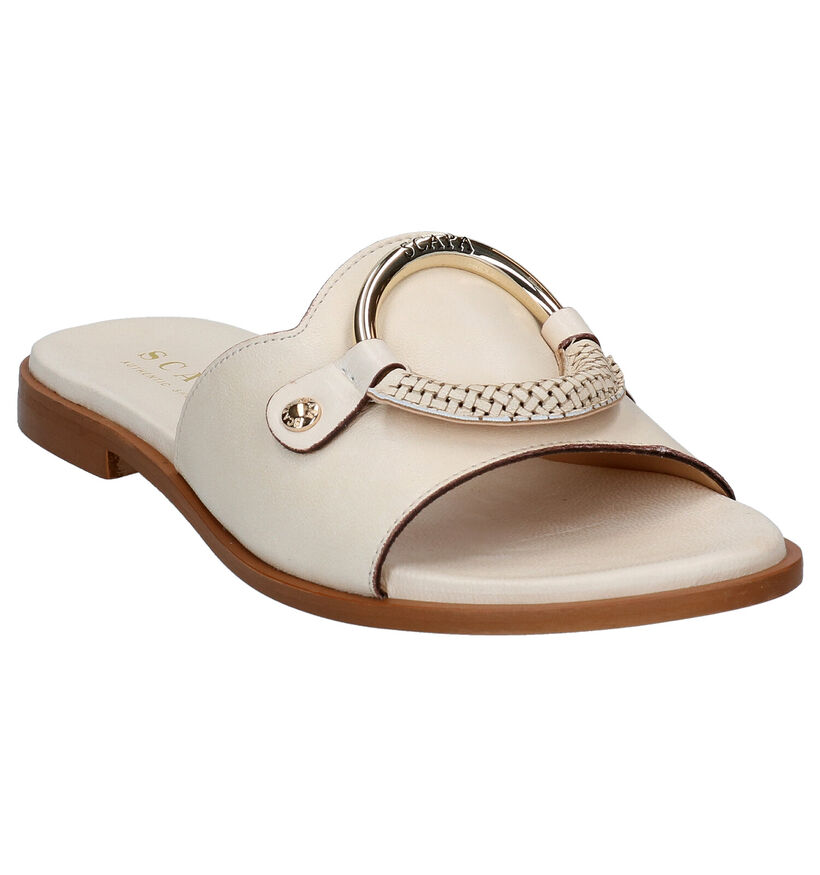 Scapa Oranje Muiltjes in leer (288865)