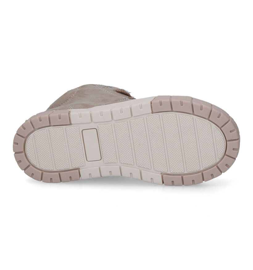 Milo & Mila Chaussures hautes en Taupe pour filles (313325)