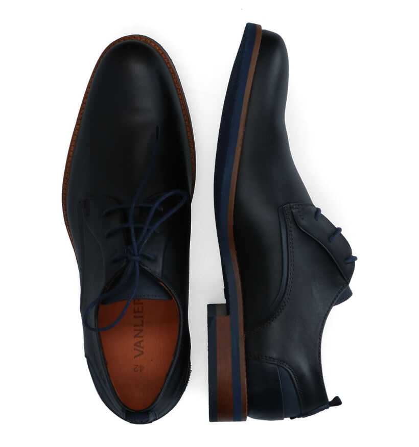 Van Lier Chaussures classiques en Noir pour hommes (316599) - pour semelles orthopédiques