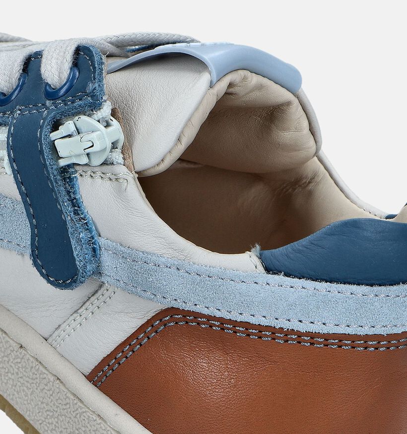 STONES and BONES Logik Chaussures à lacets en Bleu pour garçons (352731) - pour semelles orthopédiques
