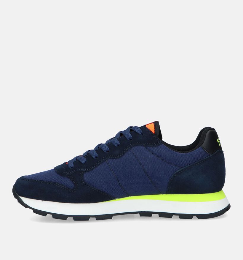 Sun 68 Tom Fluo Blauwe Sneakers voor heren (329897) - geschikt voor steunzolen