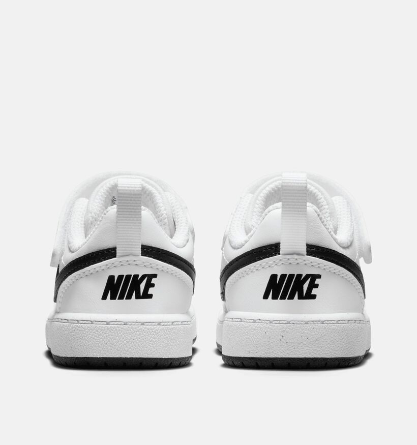Nike Court Borough Low TD Witte Sneakers voor jongens, meisjes (357360) - geschikt voor steunzolen