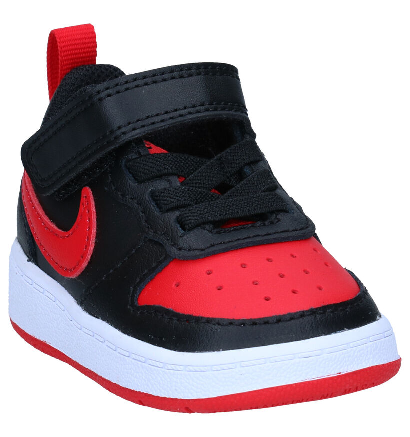Nike Court Borough Baskets en Noir pour garçons, filles (302142)