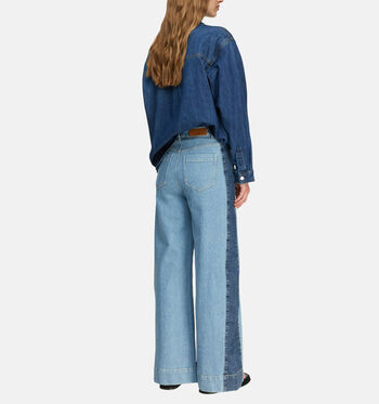 comma Jeans Blauw