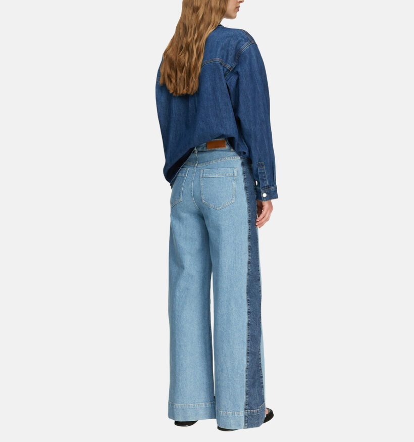 comma Blauwe Jeansbroek voor dames (373152)