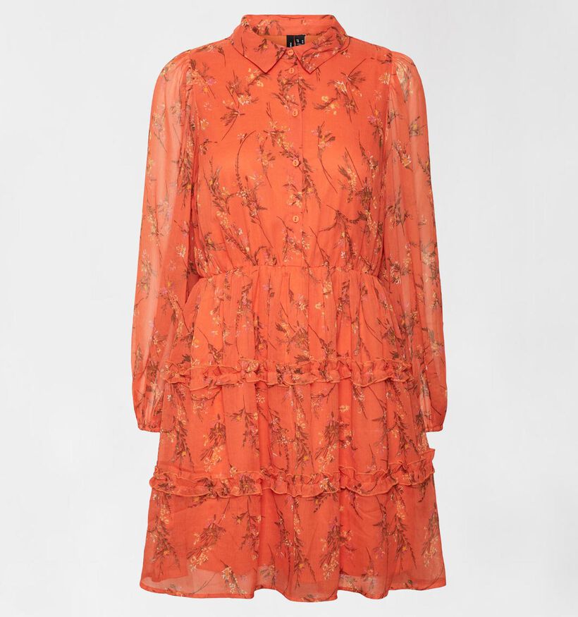 Vero Moda Kaya Oranje Kleedje (312036)